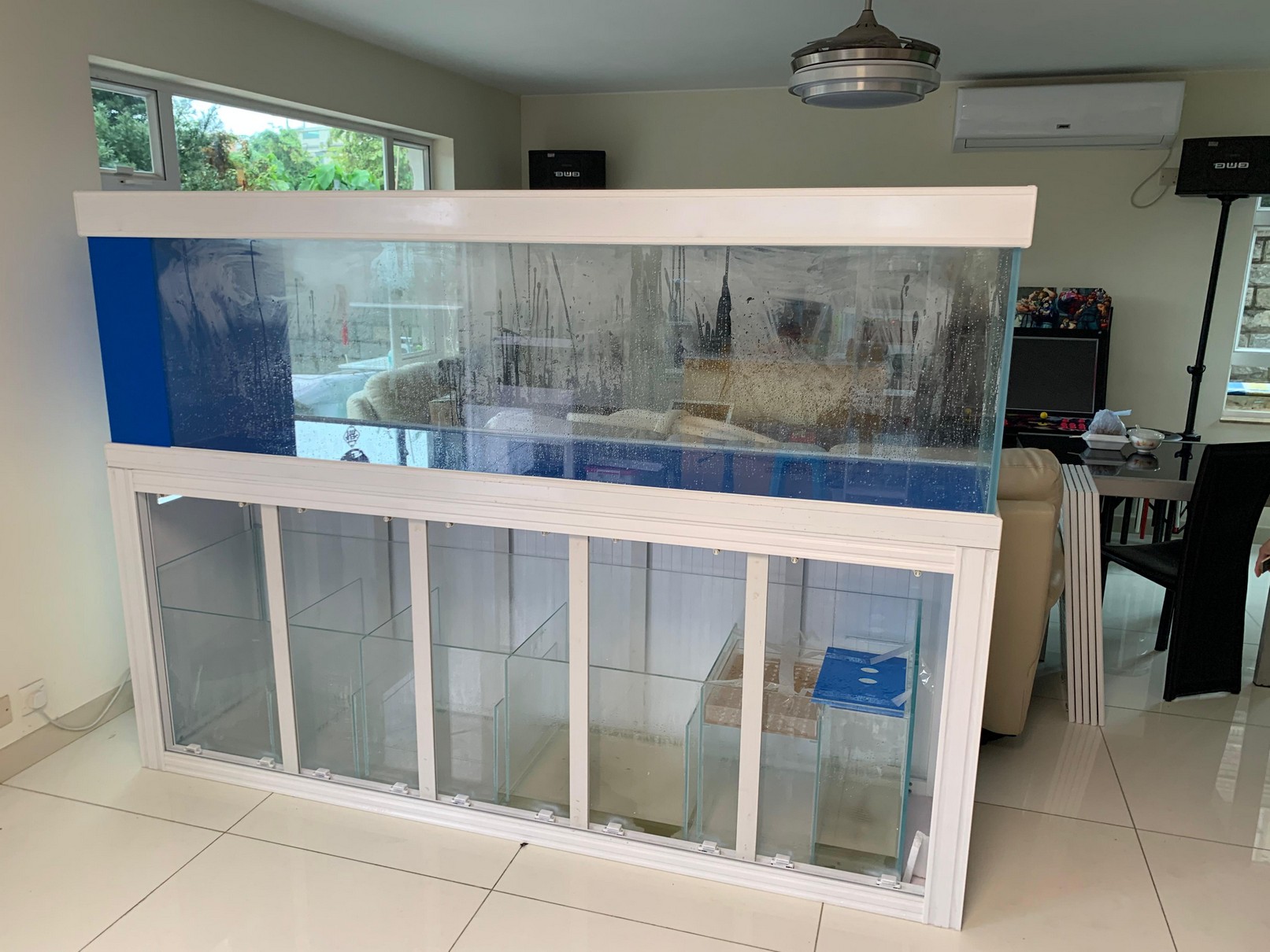 魚缸訂造 - 佳運水族工程度身訂造超白玻璃魚缸