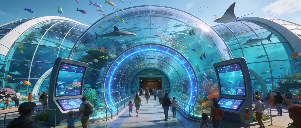 主題樂園水族工程 - 主題樂園水族設施