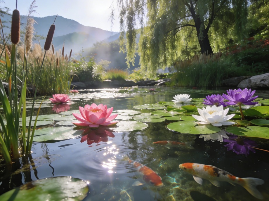 蓮花池工程 - 水生植物觀賞池